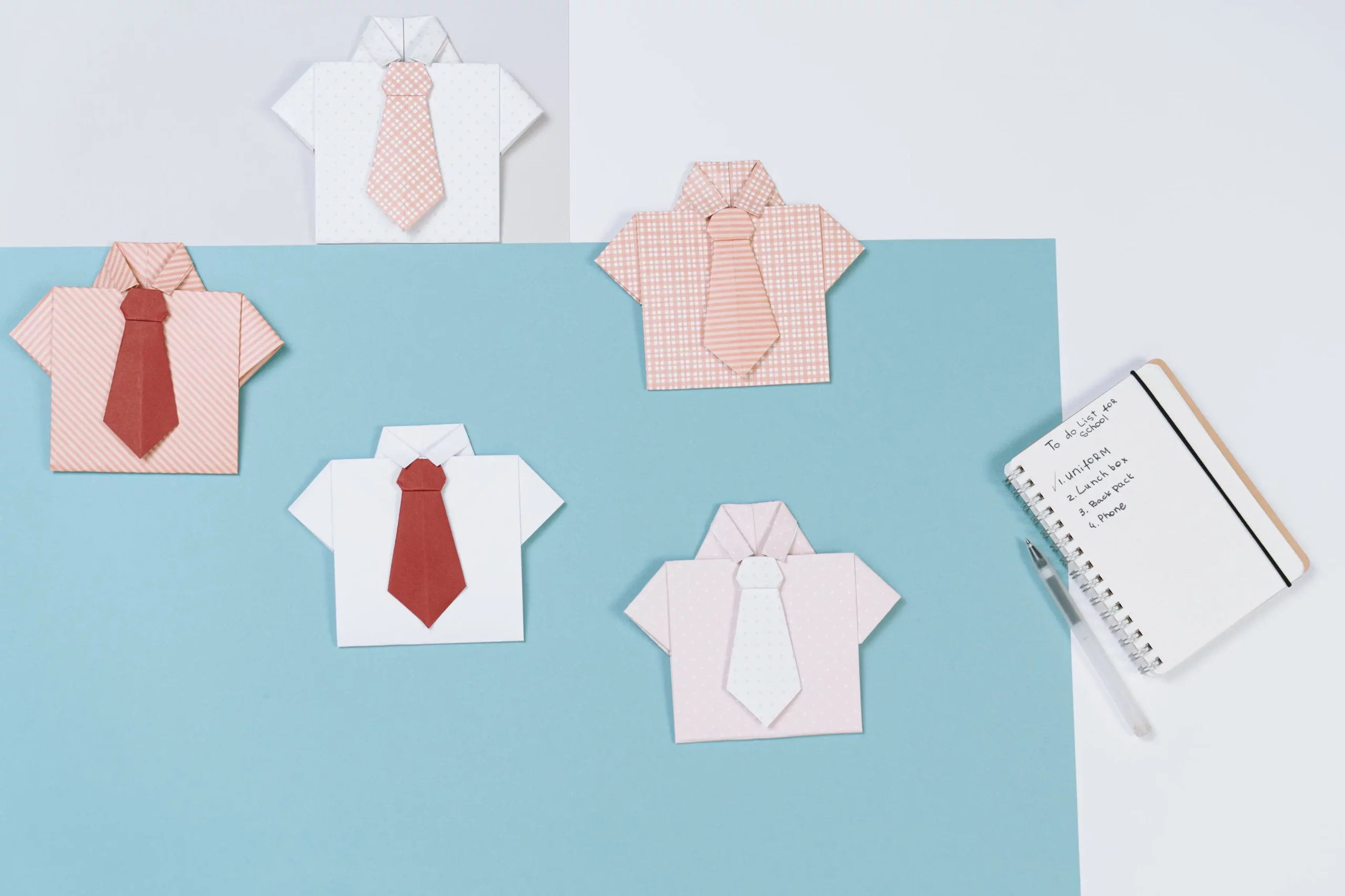 Camisas de origami que se relacionan con la construcción de una cultura de calidad dentro de las empresas.